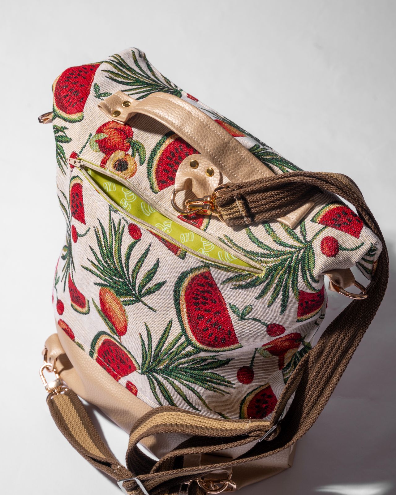 Velelia Summer – Zaino Borsa Gobelin 3 in 1 Artigianale Toscana